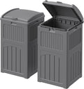 Devoko 33 Gallon Outdoor Trash Can by DEVOKO