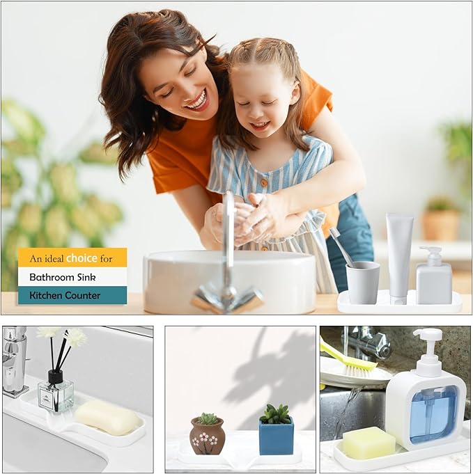 Silicone Bathroom Soap Dishes, Sponge Holder - Image 4