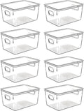 Clear Plastic Storage Bins by CONTROLKITCHEN