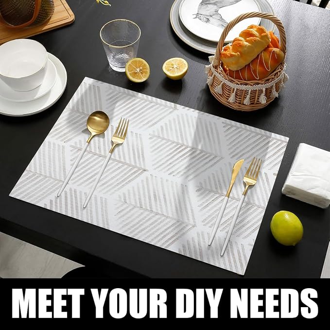 Shelf Liners for Kitchen Cabinets, Non Adhesive and Strong Non-Slip Shelf - Image 8
