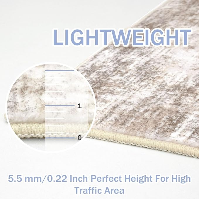 IOHOUZE Abstract Area Rugs 9x12 Ft Washable Large Rugs - Image 5