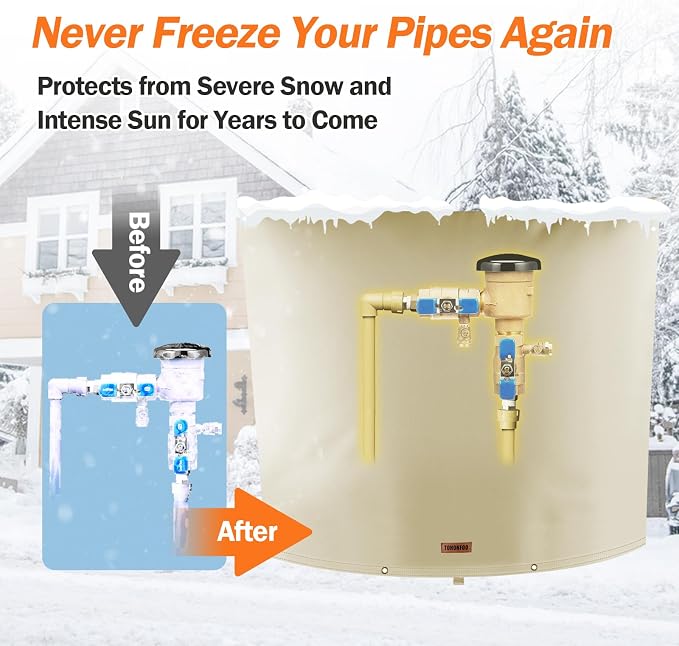 Backflow Preventer Pipe Insulation Cover - Image 3