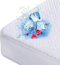 Cooling Waterproof Mattress Protector Queen Size, Mattress Cover 3D Air Fabric by Hanherry