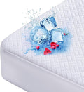 Cooling Waterproof Mattress Protector King Size, Mattress Cover 3D Air Fabric by Hanherry