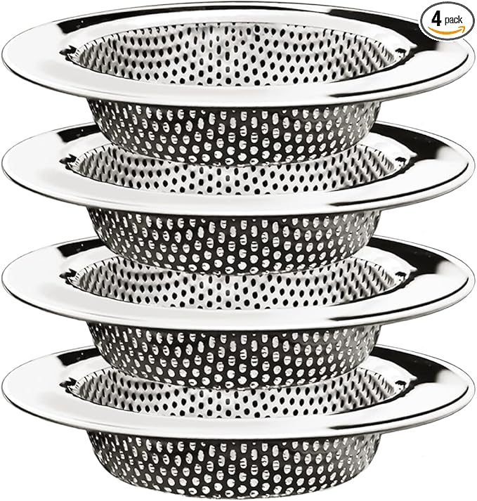 4-Piece Kitchen Sink Strainers by Seatery