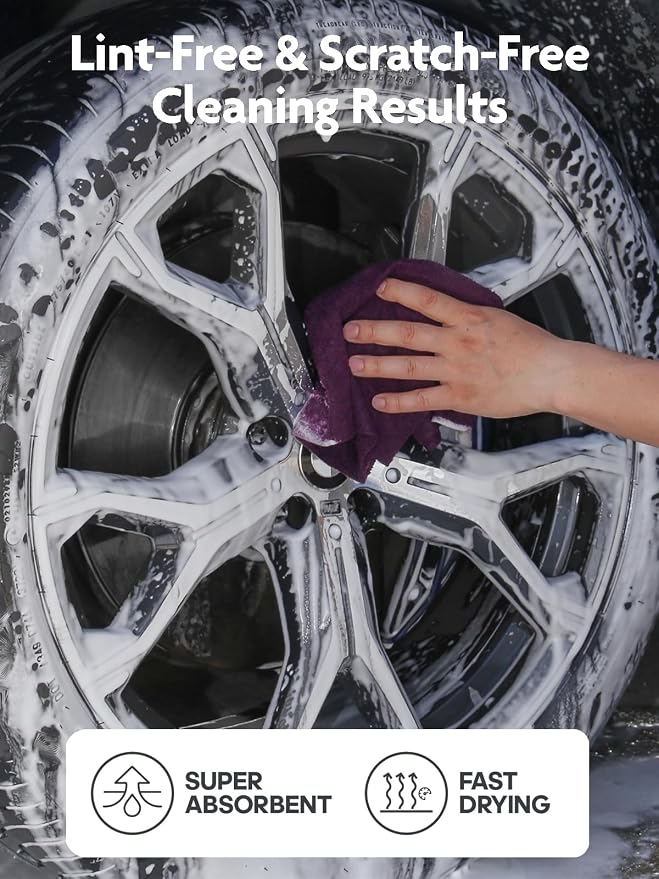 Fantasticlean Microfiber Cleaning Cloth Roll -90 Pack, Tear Away Microfiber - Image 5