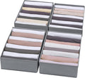 4 Packs T-shirt Drawer Organizers by Coorganisers
