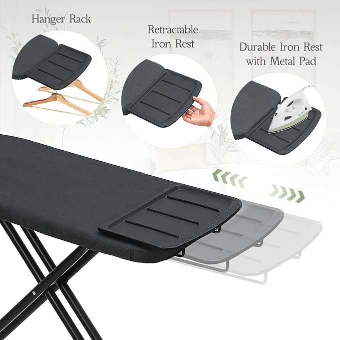 Ironing Board 48x15, Wide Heavy Duty Full Size Iron Board - Image 5