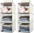 2 Packs Hanging Closet Organizer Storage, 3-Shelf Hanging Shelves by WelcometoYRCBEHFU