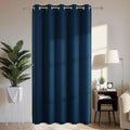Joydeco Blackout Patio Sliding Door Curtains 84 Inches Long, Grommet Privacy by JOYDECO