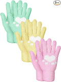 Patelai 3 Pairs Microfiber Plant Dusting Gloves Leaf Cleaning Gloves by Patelai