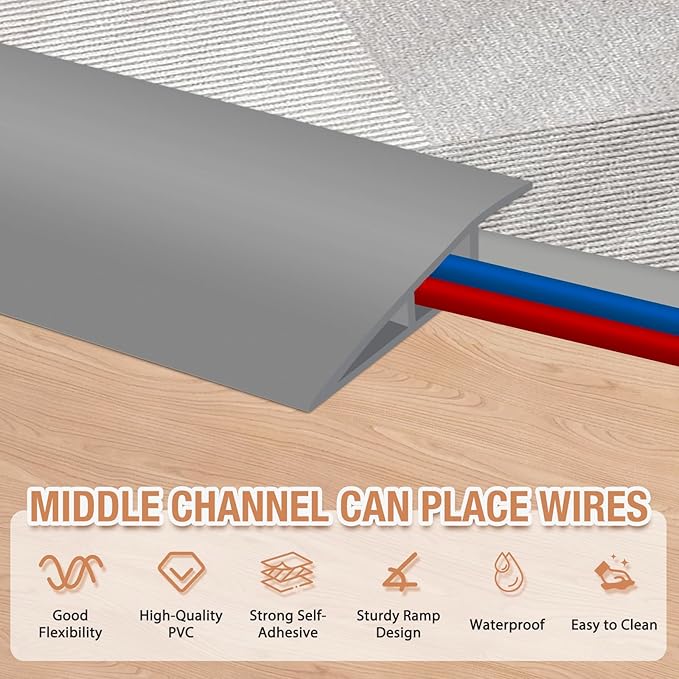 Floor Transition Strip Self Adhesive Vinyl Door Threshold - Image 3