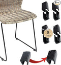 Rectangle U Shaped Chair Leg Tips Caps by Conprasim