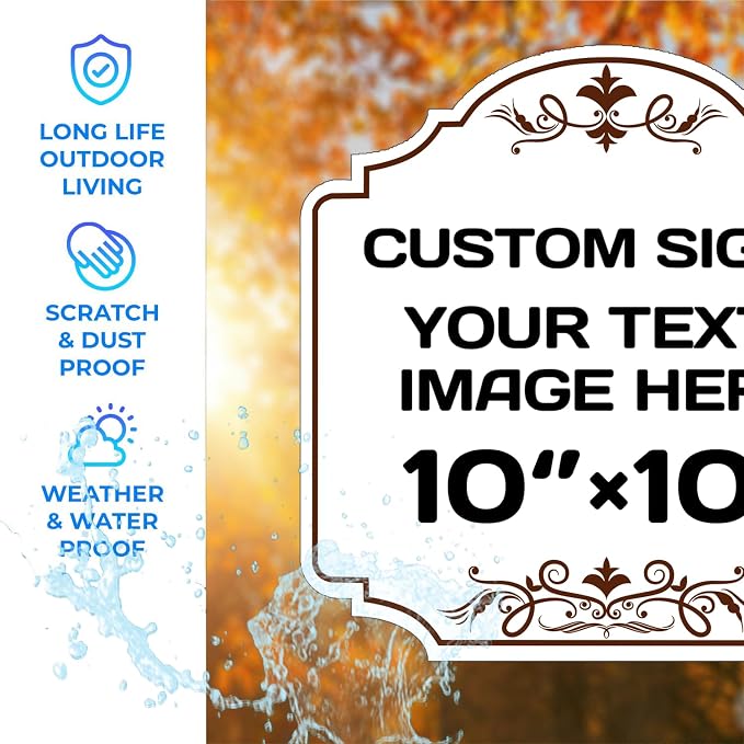 Custom Aluminum Weatherproof Metal Sign - Image 3