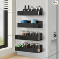 Cosy Family 4-Pack Strong Magnetic Metal Spice Rack Organizer by Cosy+Family