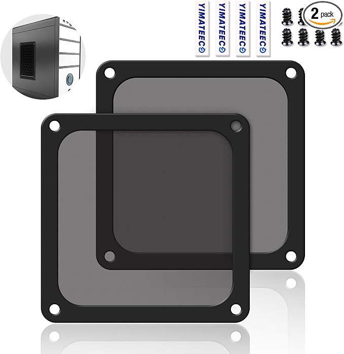 Dust Filter PC 140mm for Computer Cooler/PSU/Routers Nylon 80 Mesh, Magnetic by YIMATEECO