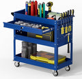 3 Tier Rolling Tool Cart with Drawers, 450 LBS Capacity Tool Cart on Wheels by Unknown