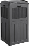Devoko 33 Gallon Outdoor Trash Can, Hideaway Garbage Bins by DEVOKO