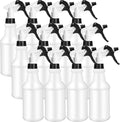 Eccliy 12 Pcs 16 Oz Plastic Spray Bottle, Adjustable Empty Reusable Sprayer by Eccliy
