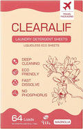 CLEARALIF Laundry Detergent Sheets, 64 Load by CLEARALIF