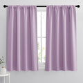 RYB HOME Small Kitchen Curtains, Room Darkening Drapes Energy Efficient Half by RYBHOME