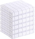 Homaxy 100% Cotton Terry Kitchen Towels, Checkered Designed, Soft and Super by Homaxy