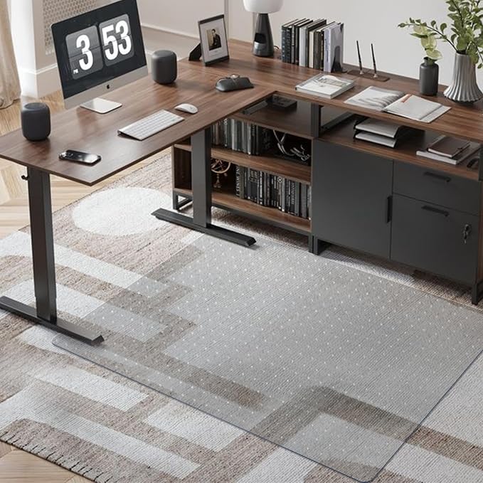 Azadx Chair Mat for Carpet 60"x 36" Large Chair Mats for Carpeted Floors by Azadx