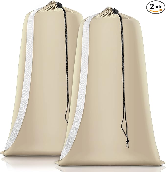 Heavy Duty Laundry Bag 2 Pack XL Nylon Laundry Bags by Coomeelaundrybag