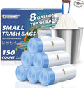 150 Count 8 Gallon Trash Bags Drawstring by TFORING%C2%AE