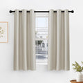 PONY DANCE Black Out Curtains for Bedroom 54 inch Length 2 Panels Set, Thermal by PONYDANCE