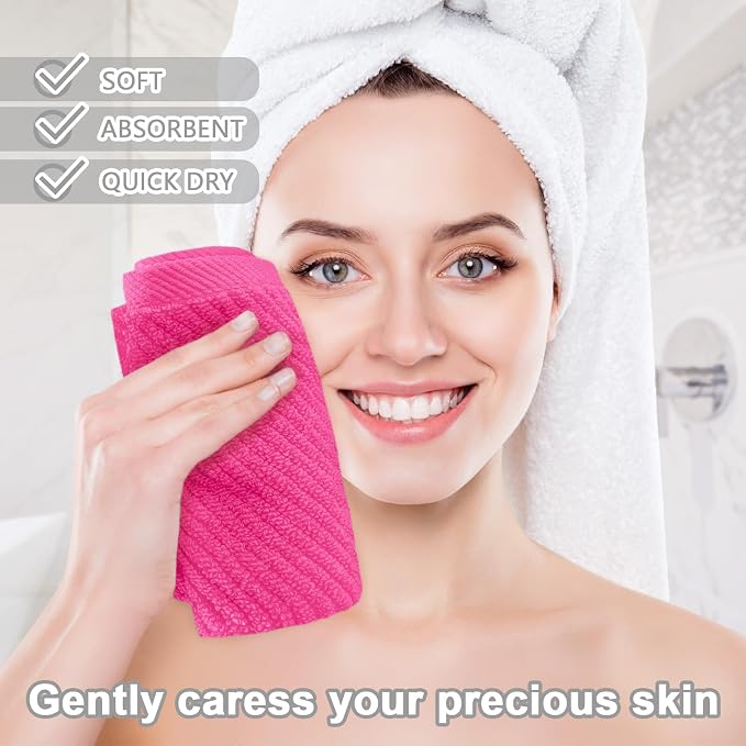 VOOVA & MOVAS Pink Washcloths - Image 4