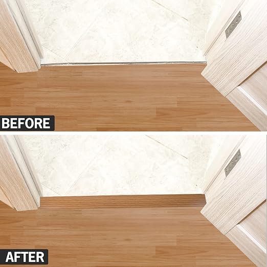 16.4Ft Floor Transition Strip Self Adhesive Vinyl Cover Floor Strip Flat - Image 4