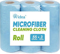 AIDEA Microfiber Cleaning Cloth 165 Sheets 3 Roll, Microfiber Towels by AIDEAHOME