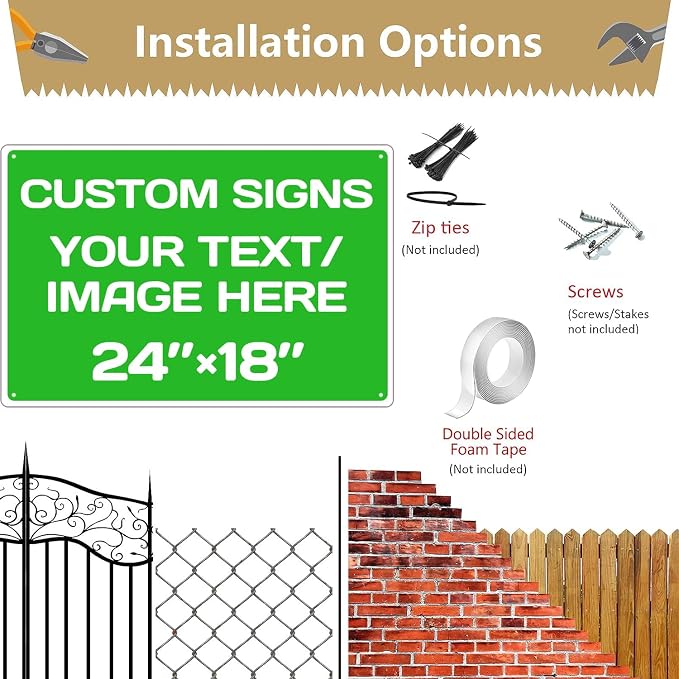 Personalized Aluminum Weatherproof Metal Sign - Image 4
