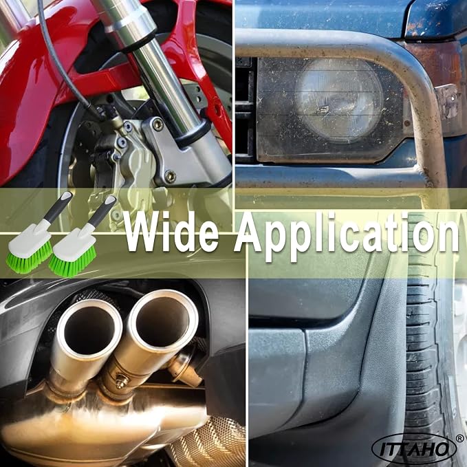 ITTAHO 2 Pack Car Wash Brush, Tire Brush - Image 7