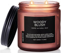 M&SENSE Rose Oudwood Scented Candle, 11.6oz 70 Hours Natural Soy Wax Long by MSENSE