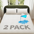 Ohgeni 100% Waterproof Mattress Protector, Queen Size-2 Pack, Fitted Sheet by OhGeni