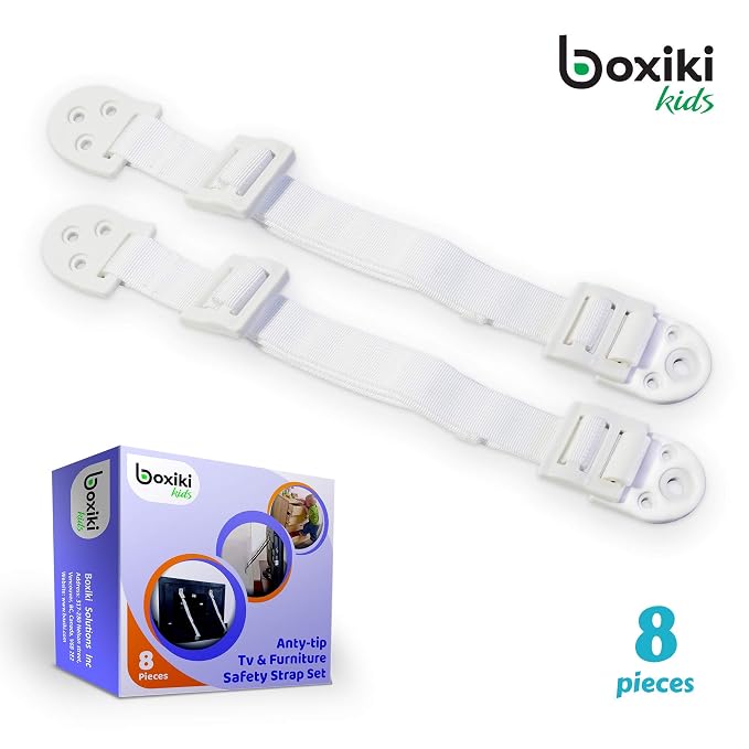 Boxiki Kids Adjustable Anti-Tip Furniture Anchors - Image 4