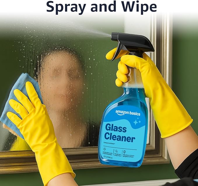 Amazon Basics Glass Cleaner, 32 Fl Oz - Image 5