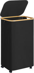 Laundry Basket with Wheels, 100L Hampers by Merkisa