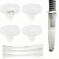 150 Pack Lint Traps for Washing Machine Hose by JuGeoZhi