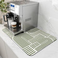 AMOAMI Coffee Mat Hide Stain Rubber Backed Absorbent Dish Drying Mat by AMOAMI
