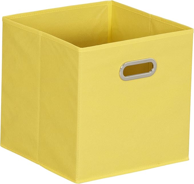 Household Essentials Yellow]Fabric Storage Bins - Image 5