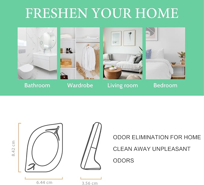 Air Freshener for Home, 4 Pack, Eucalyptus & Mint, Odor Eliminator for Small - Image 2