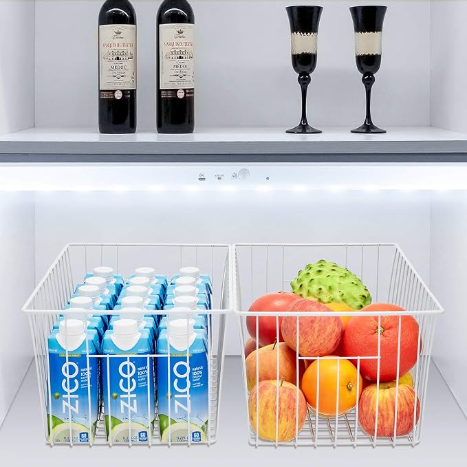 Freezer Organizer Bins, Upright Freezer Storage Blacks - Image 5