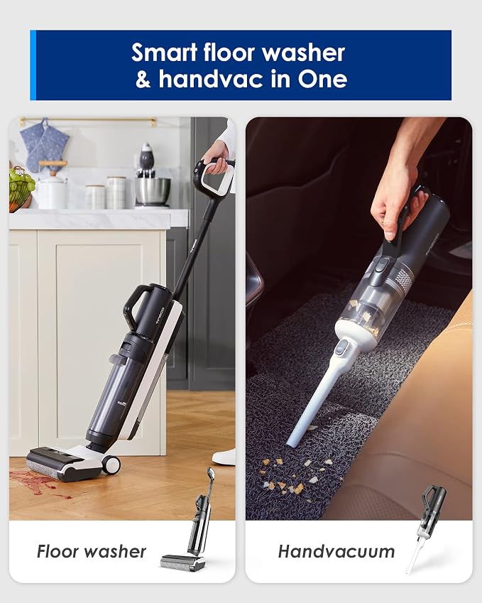 Tineco Smart Wet Dry Vacuum Cleaners, Floor Cleaner Mop 2-in-1 Cordless Vacuum - Image 2
