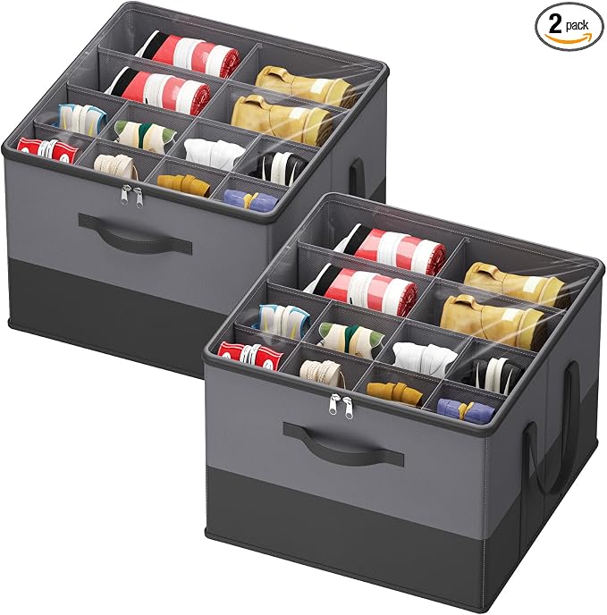 Lifewit Shoe Storage Organizer for Closet Fits 12-16 Pairs, Fabric Large Shoe by Lifewit