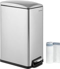 SONGMICS Slim Trash Can, 13-Gallon Garbage Can by SONGMICSbySONGMICSHOME
