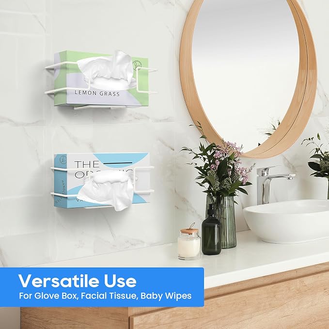 THYGIFTREE Glove Box Holder Wall Mount Dispenser, 2 Pack Metal Rack - Image 6