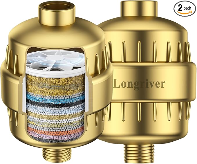 R7 Shower Filter High Put Shower Water Filter by DesignedforaSpa-LikeShower